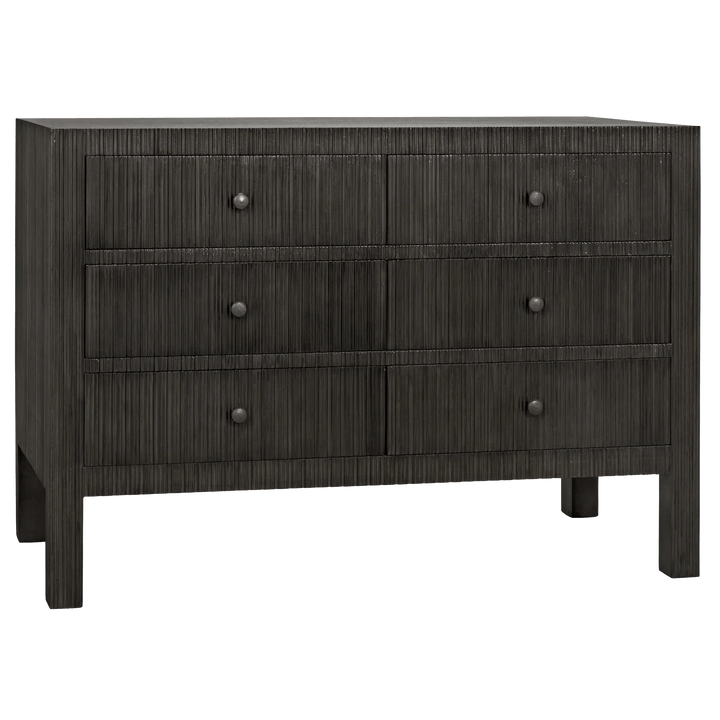 SwayLiving Conrad 6 Drawer Dresser, Pale DRESSERS
