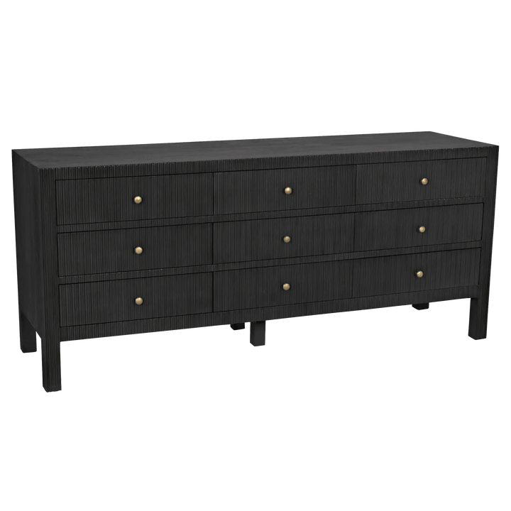 SwayLiving Conrad 9 Drawer Dresser, Pale DRESSERS