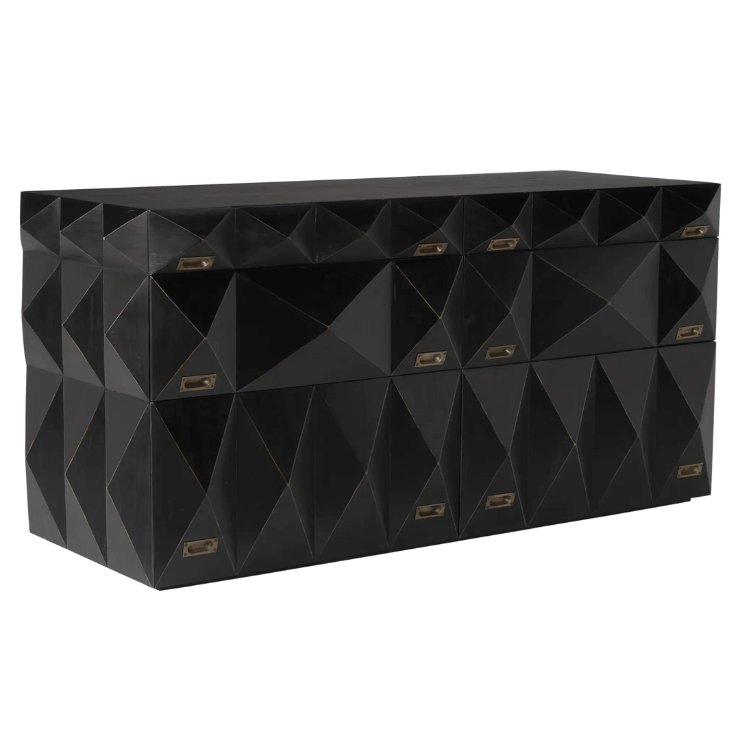 SwayLiving Allegra Dresser, Hand Rubbed Black DRESSERS