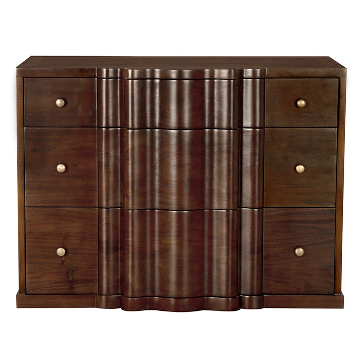 SwayLiving - Kiss Dresser, Hand Rubbed Brown - GDRE253HBR