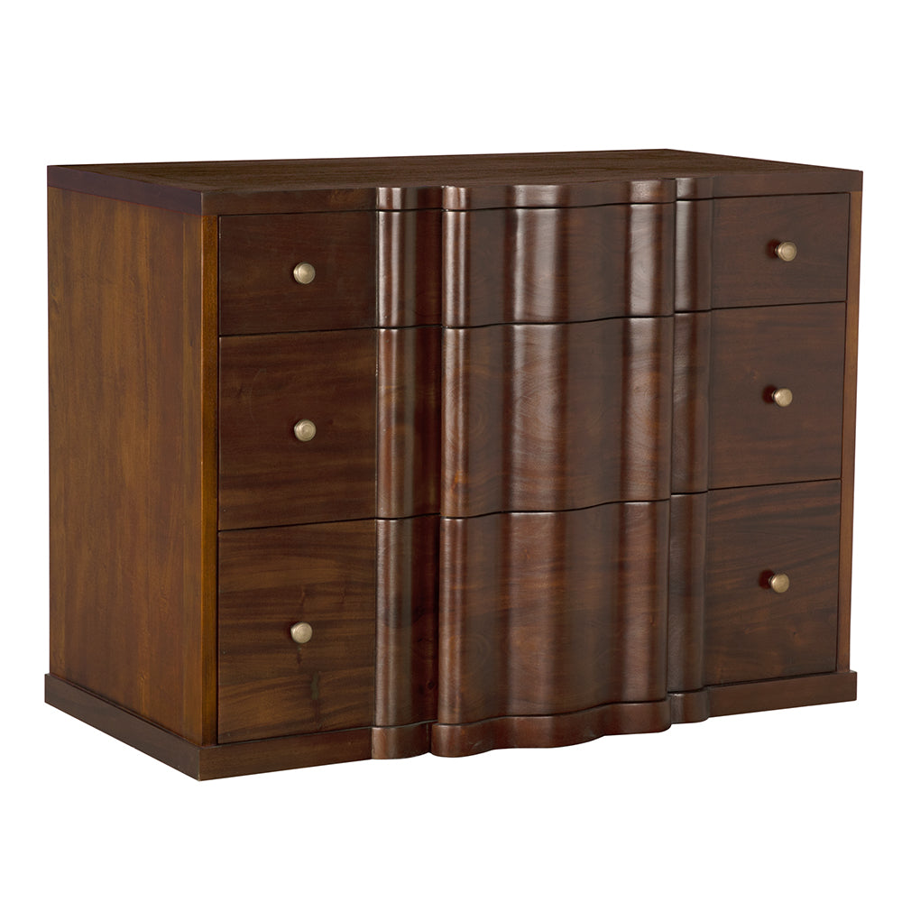 SwayLiving - Kiss Dresser, Hand Rubbed Brown - GDRE253HBR