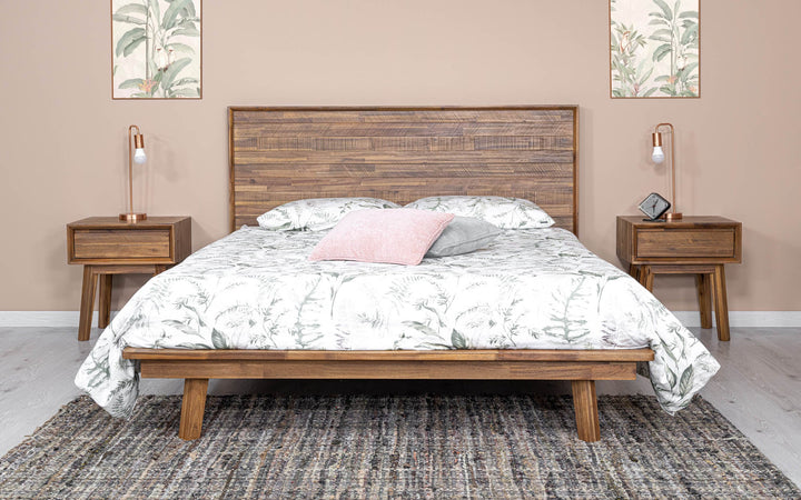 Gia Bed - Warm Pecan