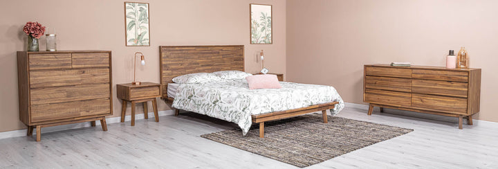 Gia Bed - Warm Pecan