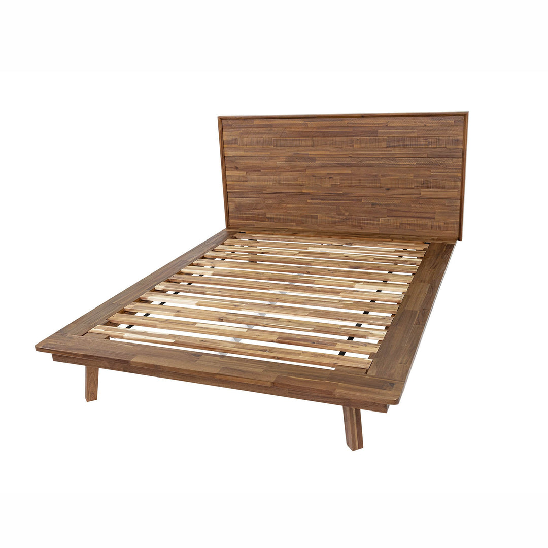 Gia King Bed - Warm Pecan