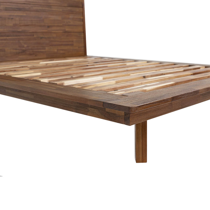 Gia King Bed - Warm Pecan
