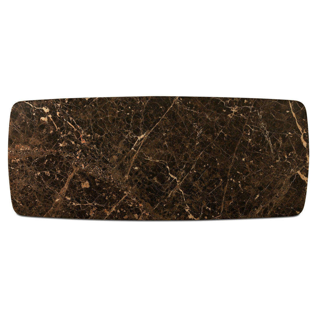 Daphne Dining Table Large Dark Emperador Marble