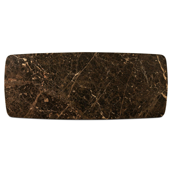 Daphne Dining Table Large Dark Emperador Marble