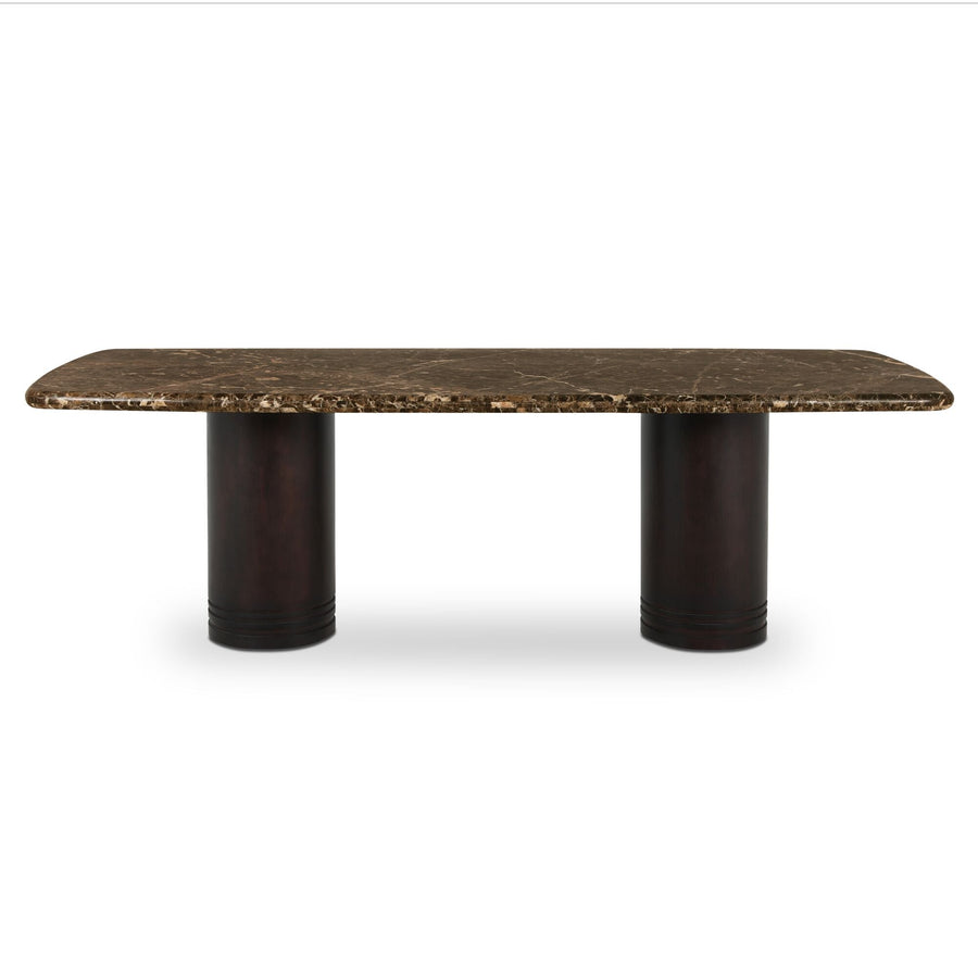 Daphne Dining Table Large Dark Emperador Marble