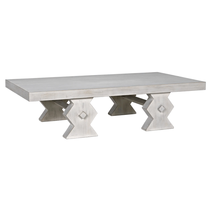 SwayLiving Suzu Coffee Table, White Wash COFFEE TABLES