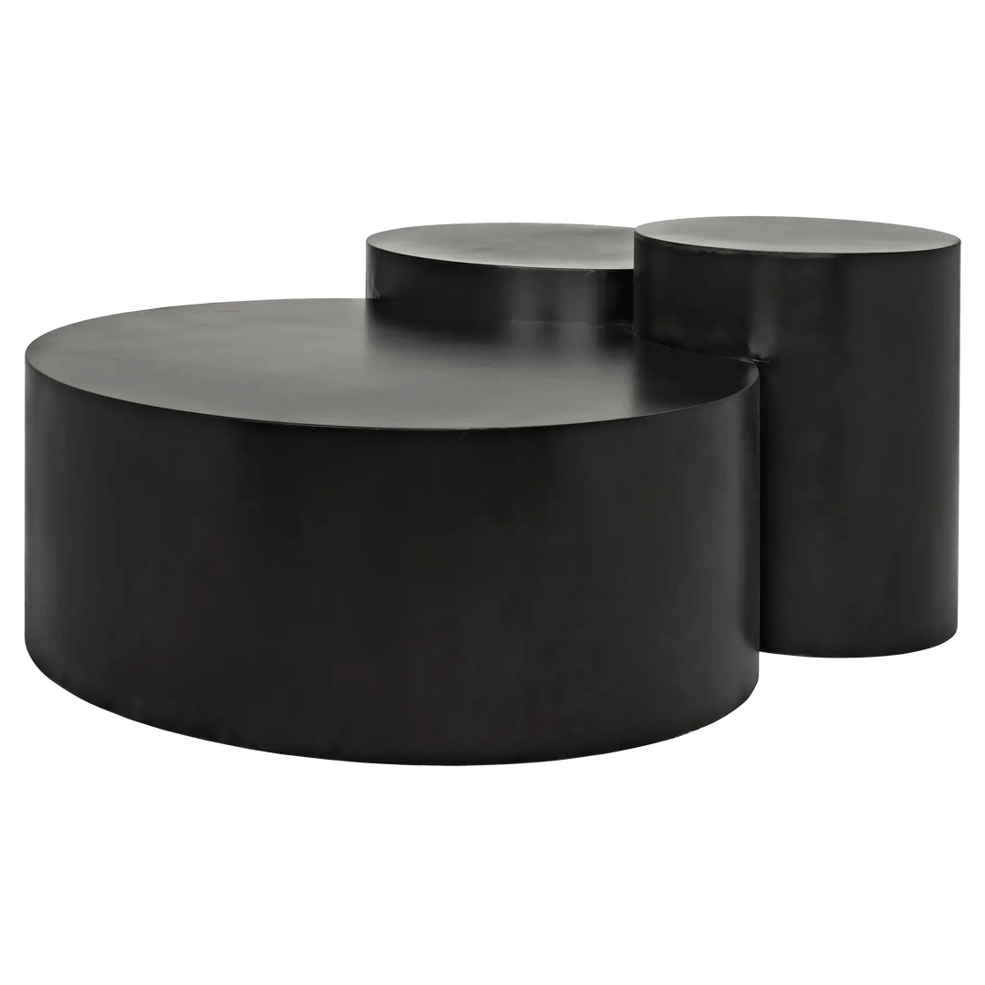 SwayLiving Ella Coffee Table, Black Steel COFFEE TABLES