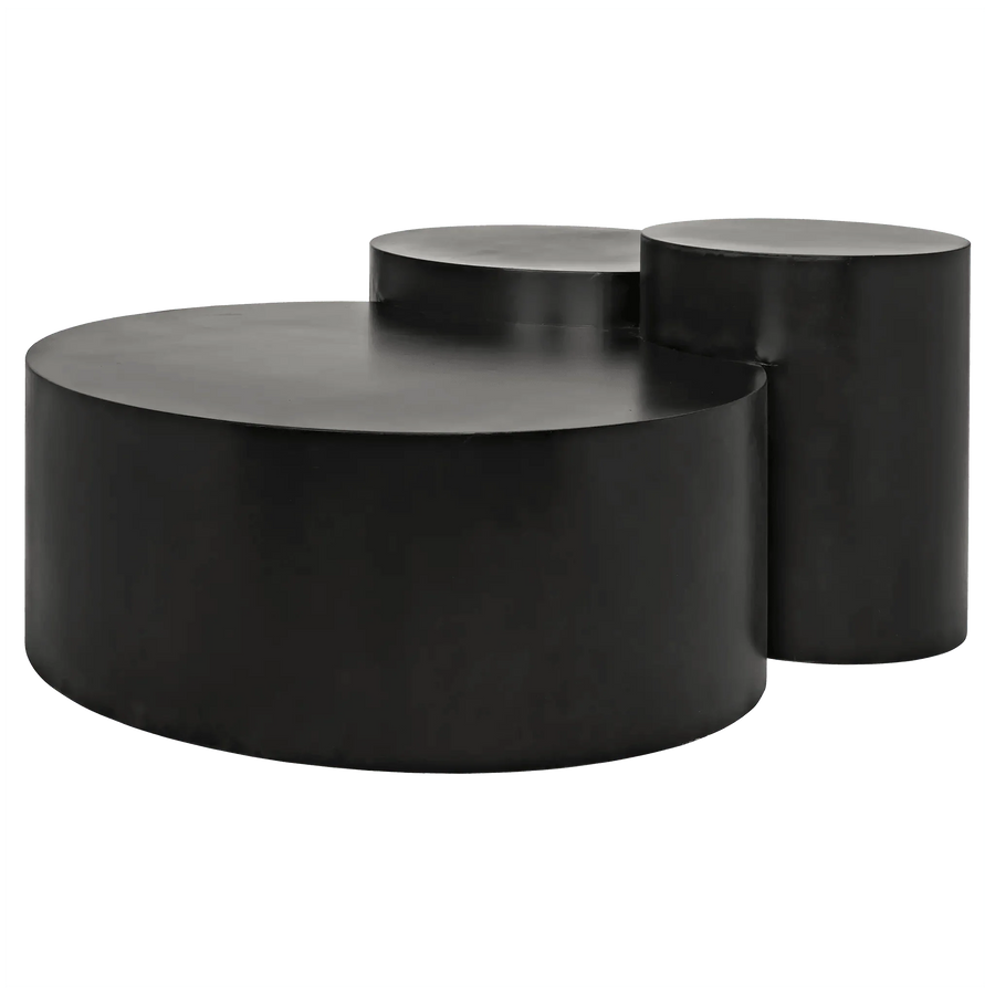 SwayLiving Ella Coffee Table, Black Steel COFFEE TABLES