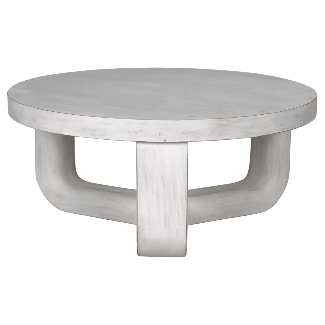 SwayLiving Joel Coffee Table, White Wash COFFEE TABLES