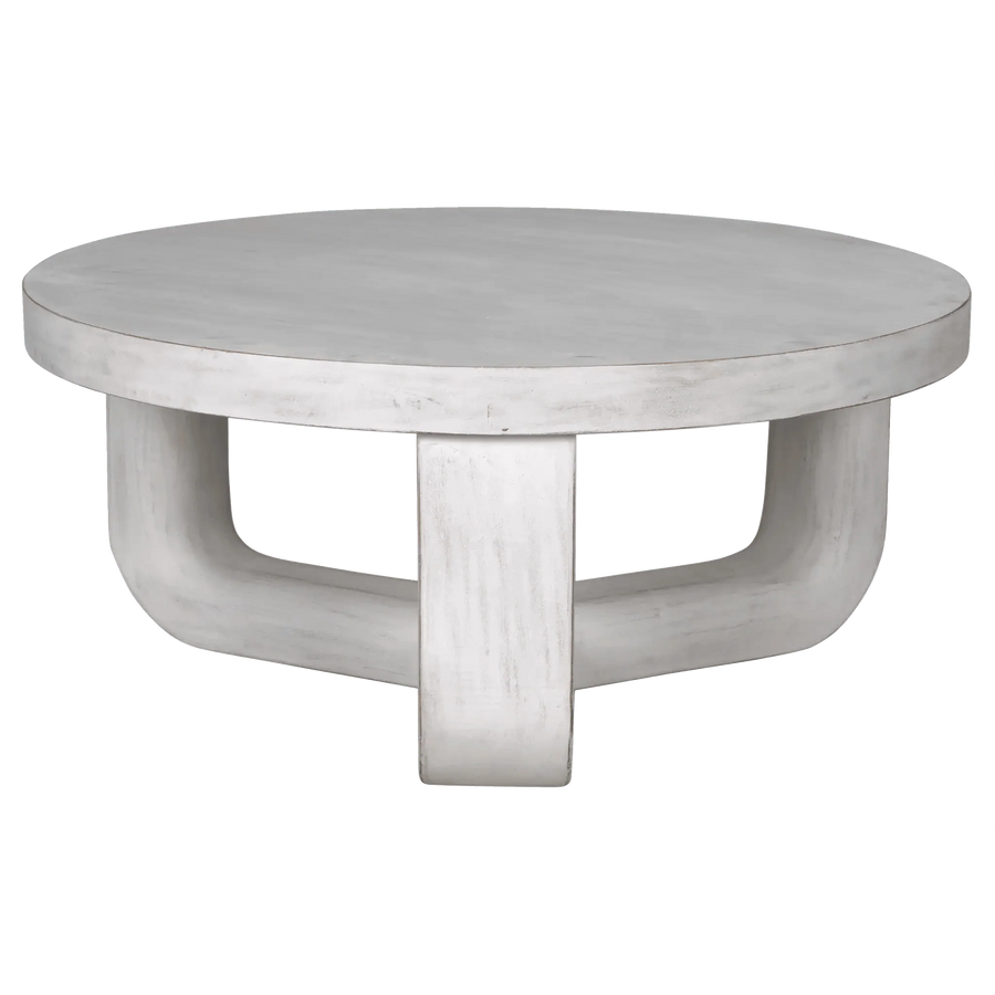 SwayLiving Joel Coffee Table, White Wash COFFEE TABLES
