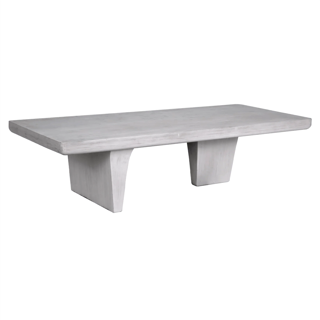 SwayLiving Ward Coffee Table, White Wash COFFEE TABLES