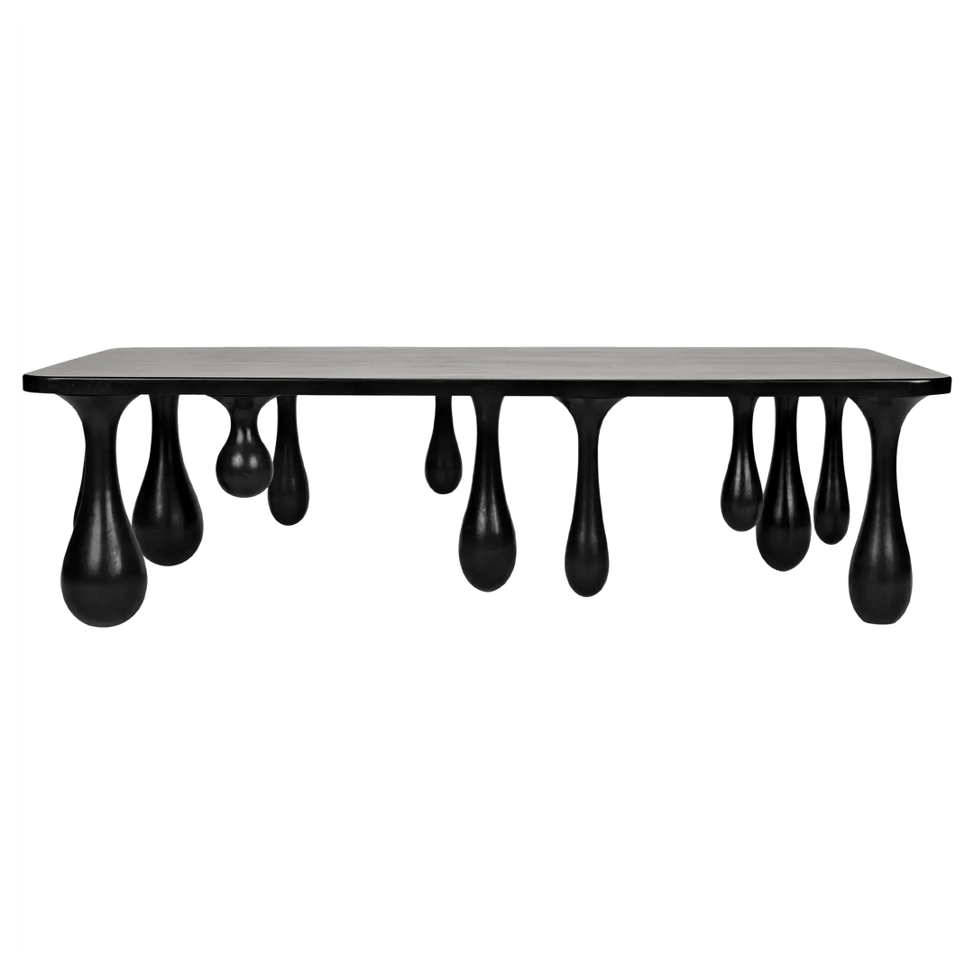 SwayLiving Drop Coffee Table, Hand Rubbed Black COFFEE TABLES