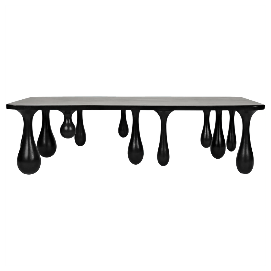 SwayLiving Drop Coffee Table, Hand Rubbed Black COFFEE TABLES