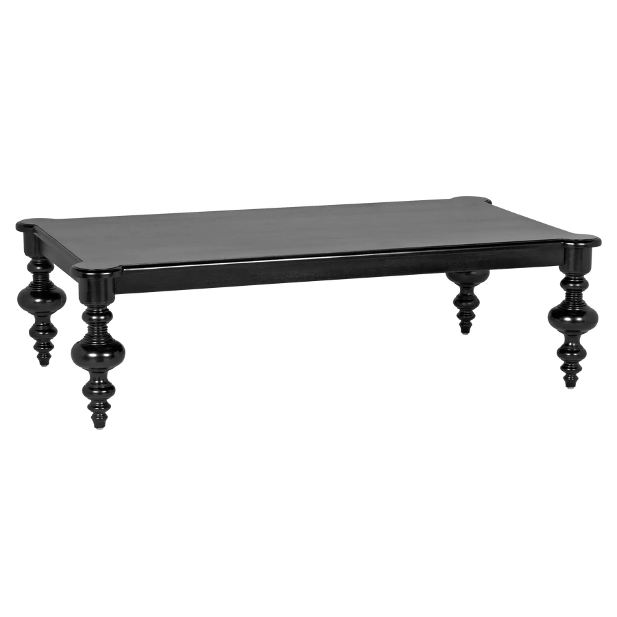 SwayLiving Graff Coffee Table, Hand Rubbed Black COFFEE TABLES