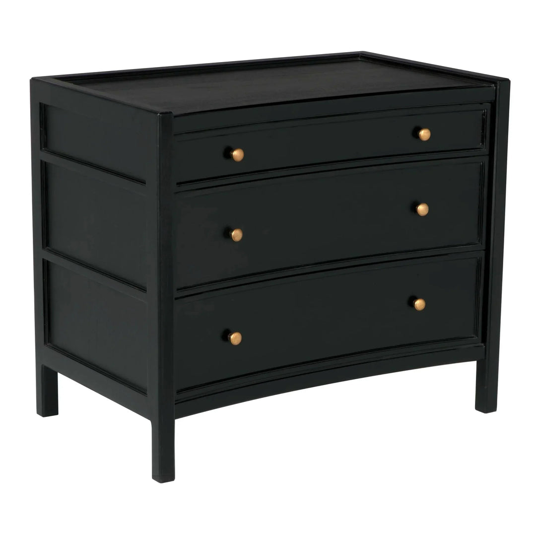 SwayLiving Hampton Side Table, Hand Rubbed Black ACCENT TABLES