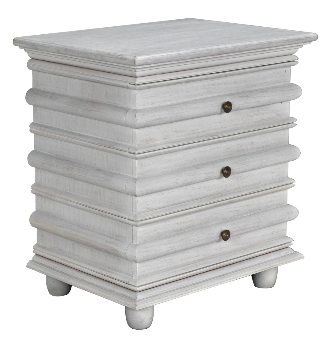 SwayLiving Ascona Side Table, White Wash ACCENT TABLES