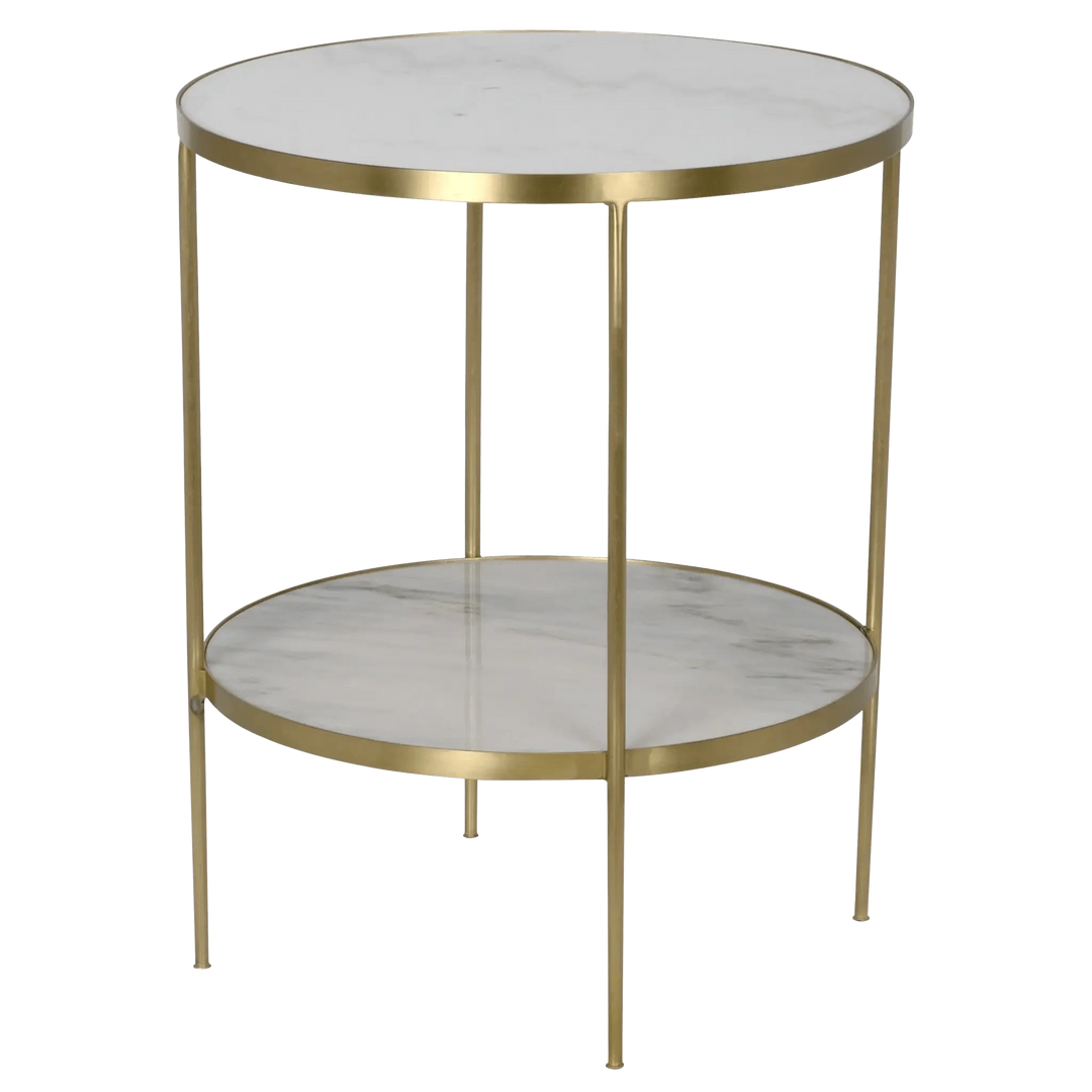 SwayLiving Rivoli Side Table - Antique Brass ACCENT TABLES
