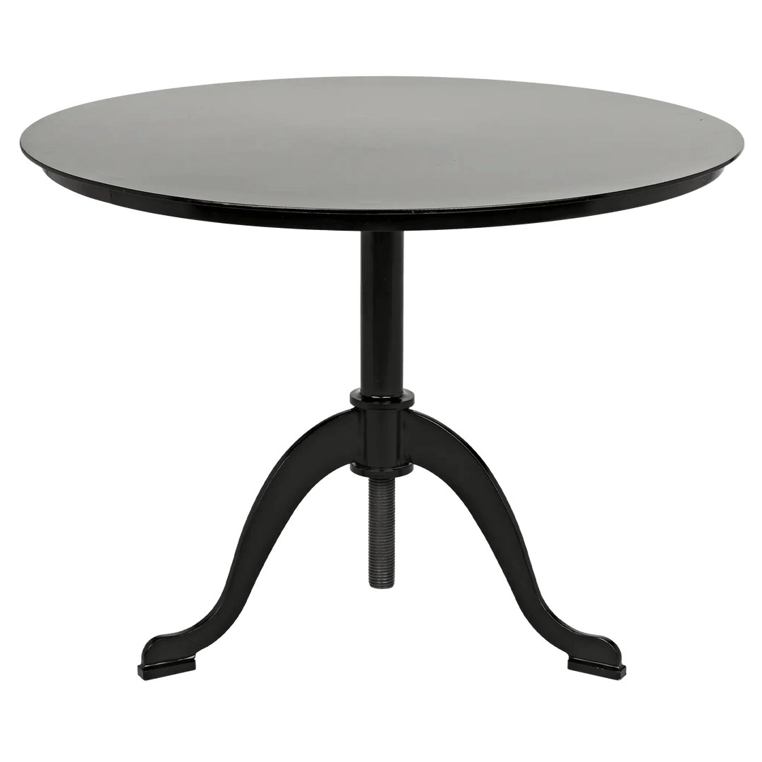 SwayLiving Kaldera Side Table, Black Steel ACCENT TABLES