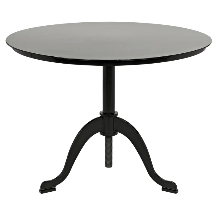 SwayLiving Kaldera Side Table, Black Steel ACCENT TABLES