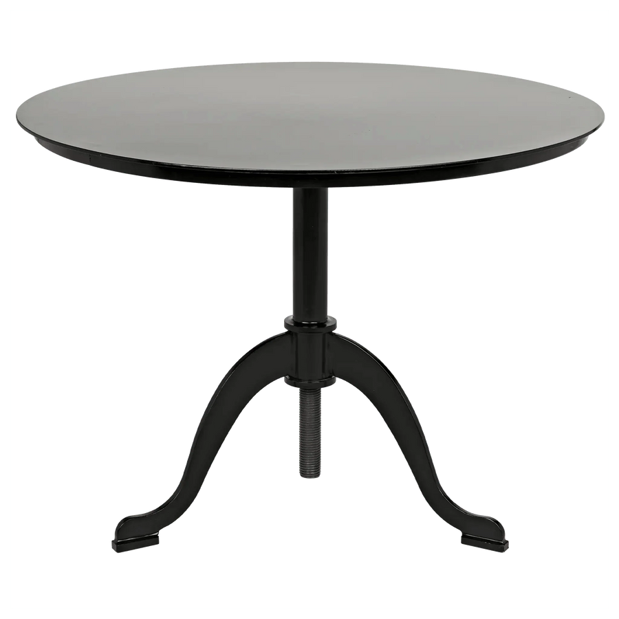 SwayLiving Kaldera Side Table, Black Steel ACCENT TABLES