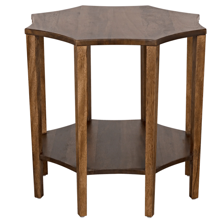 SwayLiving Ariana Side Table, Dark Walnut ACCENT TABLES