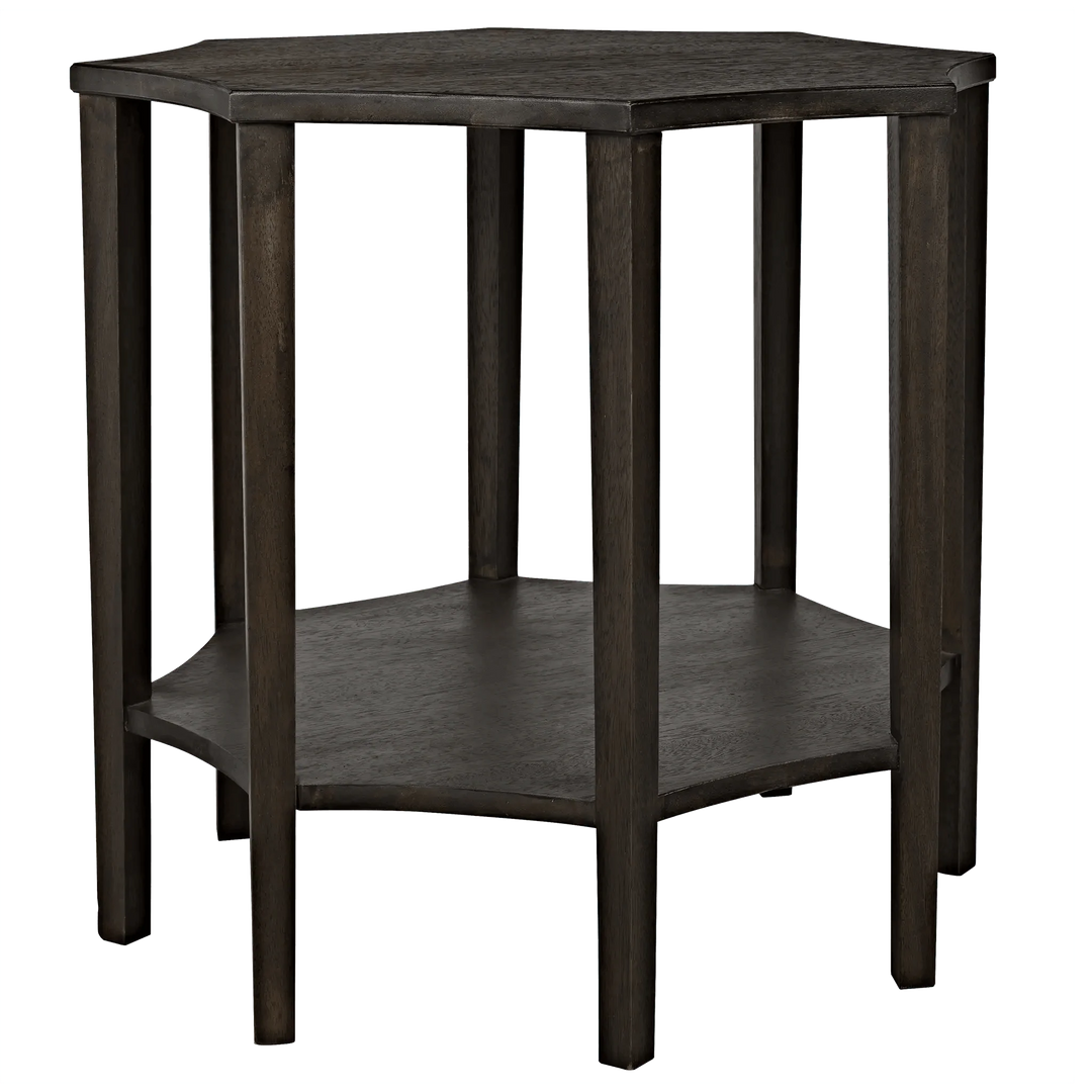 SwayLiving Ariana Side Table, Ebony Walnut ACCENT TABLES
