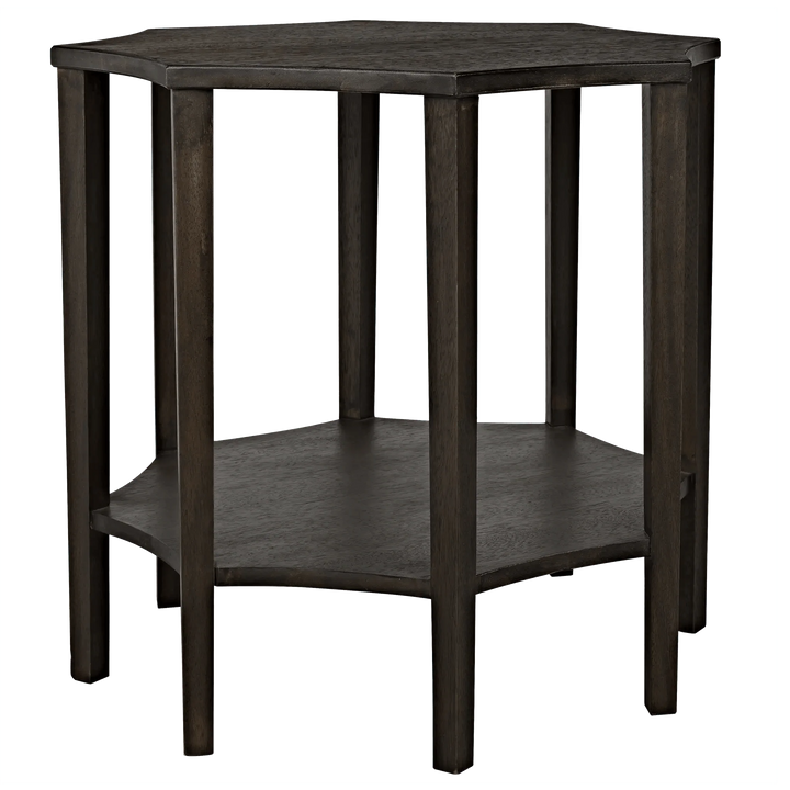 SwayLiving Ariana Side Table, Ebony Walnut ACCENT TABLES