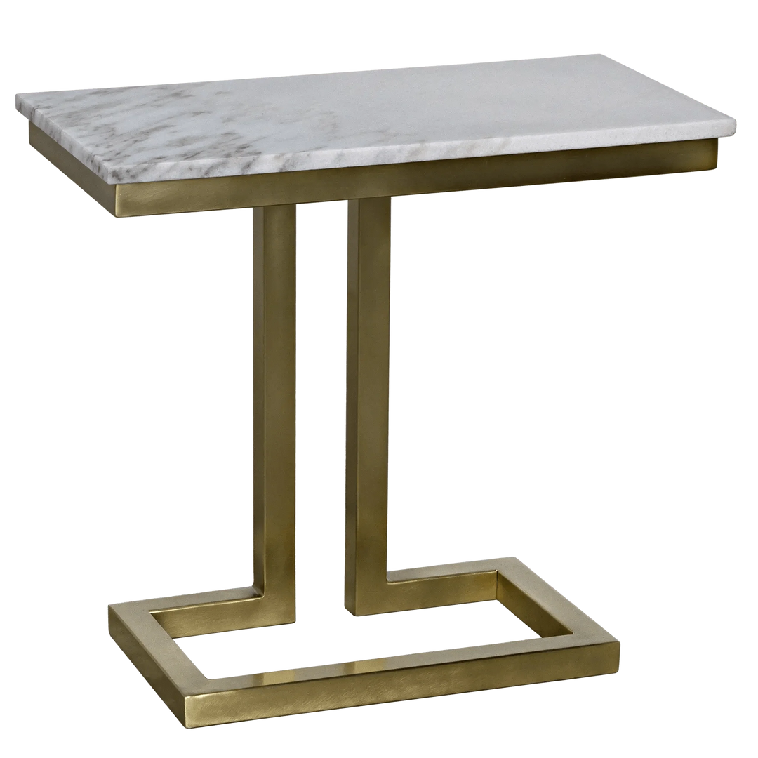 SwayLiving Alonzo Side Table - Antique Brass ACCENT TABLES