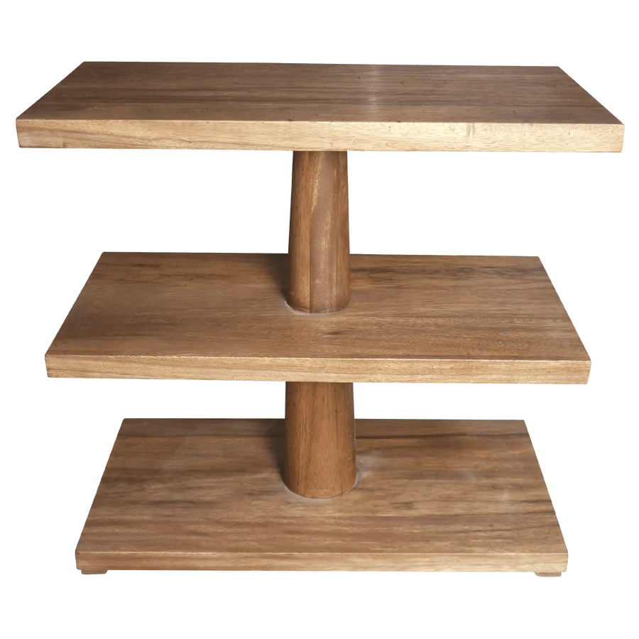 SwayLiving Fatima Side Table, Dark Walnut ACCENT TABLES