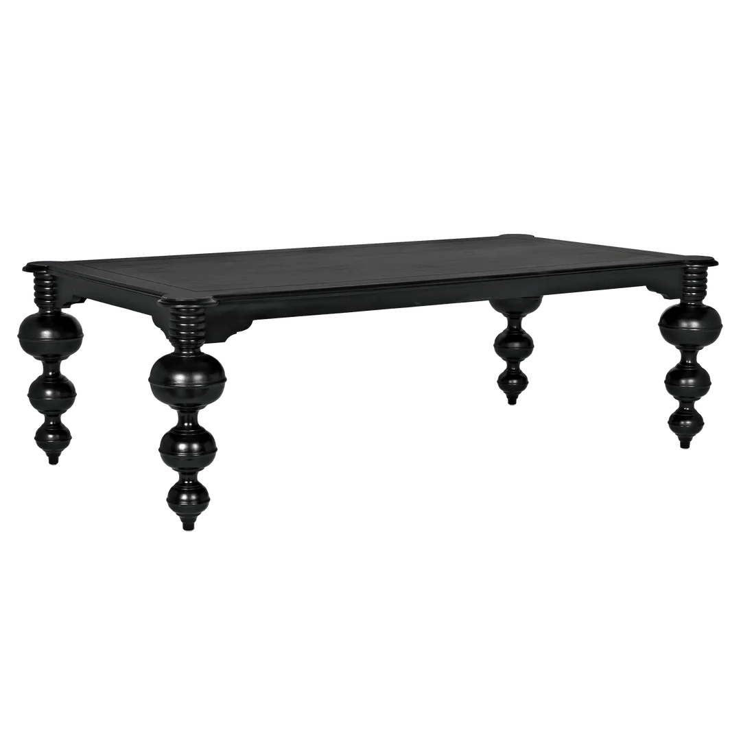SwayLiving Claudio Dining Table, Hand Rubbed Black DINING TABLES