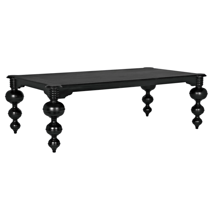 SwayLiving Claudio Dining Table, Hand Rubbed Black DINING TABLES