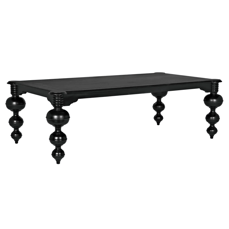 SwayLiving Claudio Dining Table, Hand Rubbed Black DINING TABLES