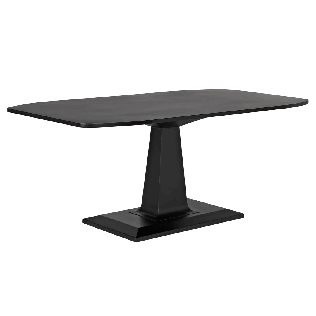 SwayLiving Amboss Dining Table, Black Steel DINING TABLES