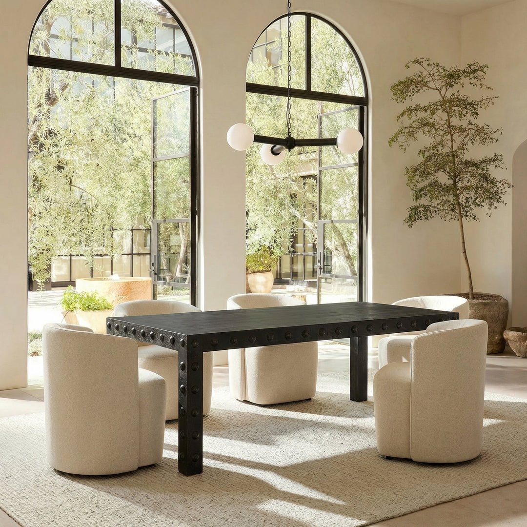SwayLiving - Didier Dining Table, Black Walnut - GTAB5007BKW