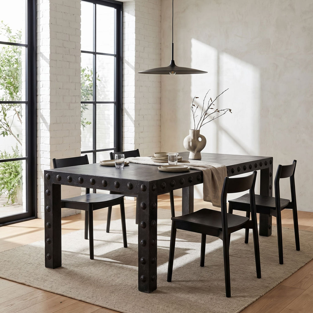 SwayLiving - Didier Dining Table, Black Walnut - GTAB5007BKW