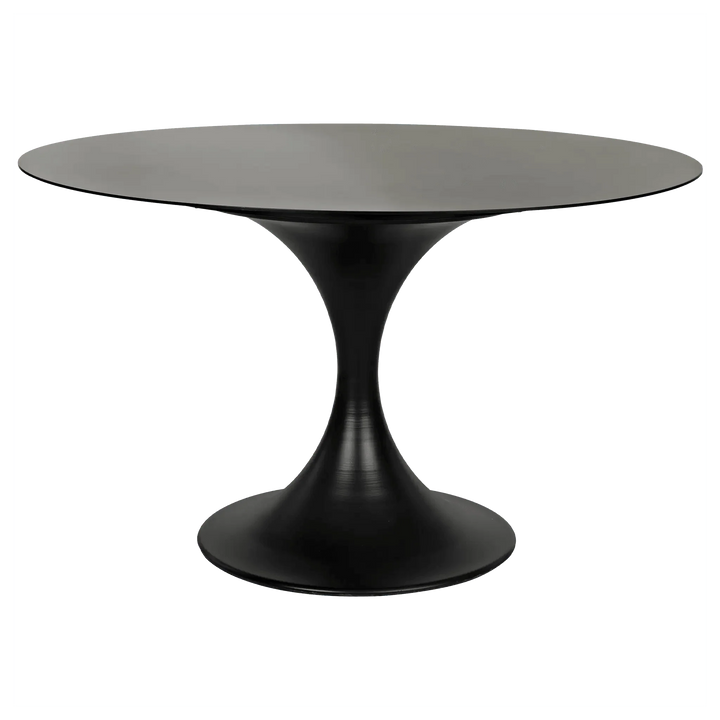 SwayLiving Herno Table, 48", Black Steel DINING TABLES