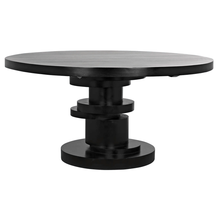 SwayLiving Hugo Dining Table, Hand Rubbed Black DINING TABLES