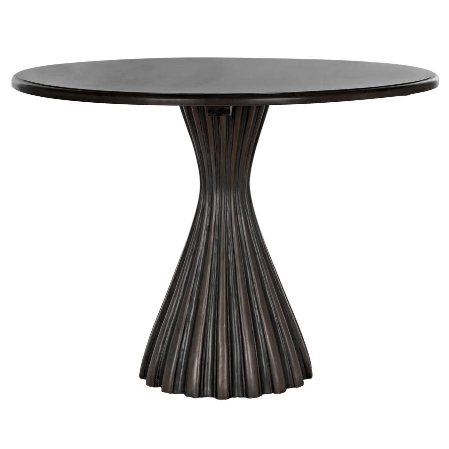 SwayLiving Osiris Dining Table, Pale Rubbed with Light Brown Trim DINING TABLES
