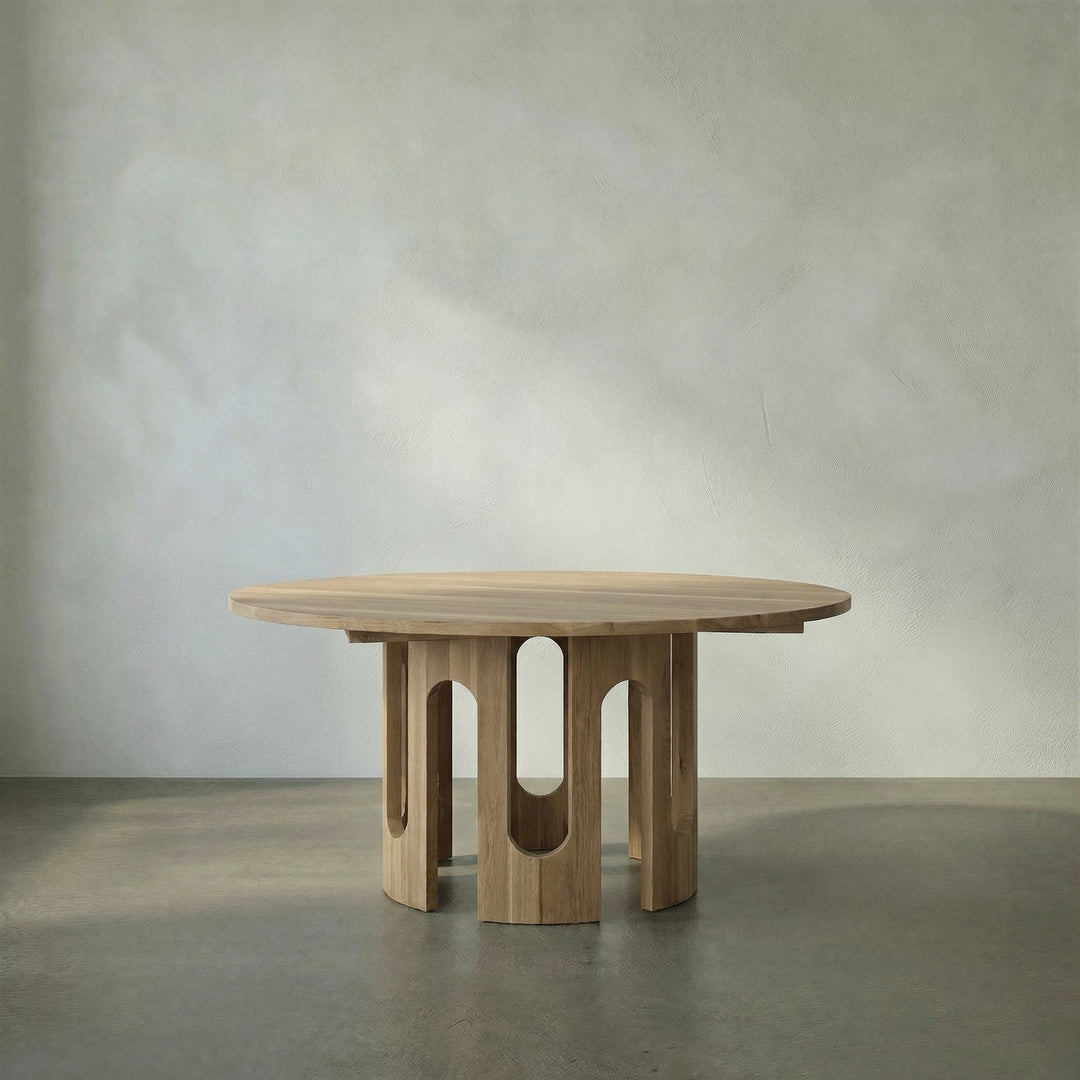 SwayLiving - Kirill Table, White Oak - GTAB595WO