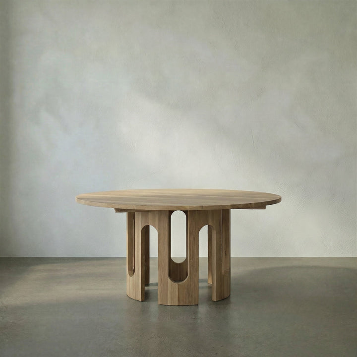 SwayLiving - Kirill Table, White Oak - GTAB595WO