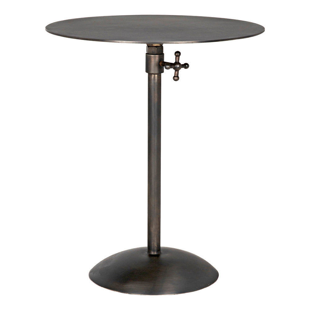 SwayLiving - Felix Side Table, Gun Metal Finish - GTAB654GM