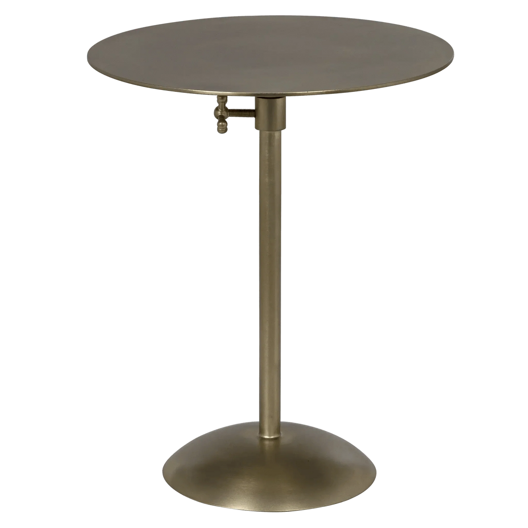 SwayLiving Felix Side Table, Metal with Brass Finish ACCENT TABLES