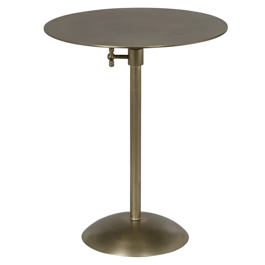SwayLiving Felix Side Table, Metal with Brass Finish ACCENT TABLES