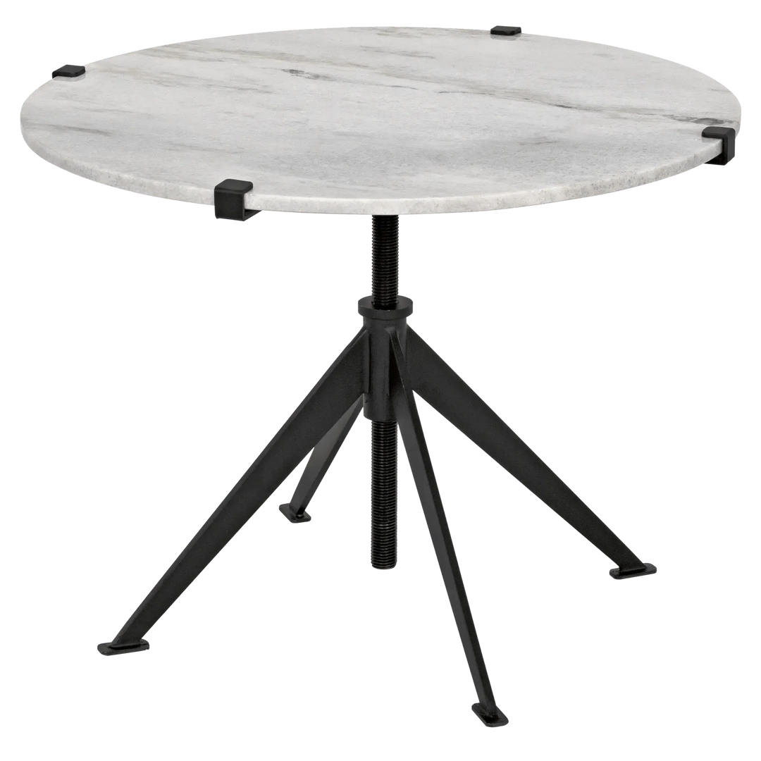 SwayLiving Edith Adjustable Side Table,  - Matte Black ACCENT TABLES