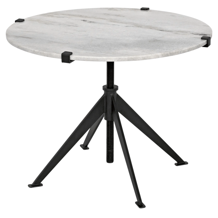 SwayLiving Edith Adjustable Side Table,  - Matte Black ACCENT TABLES