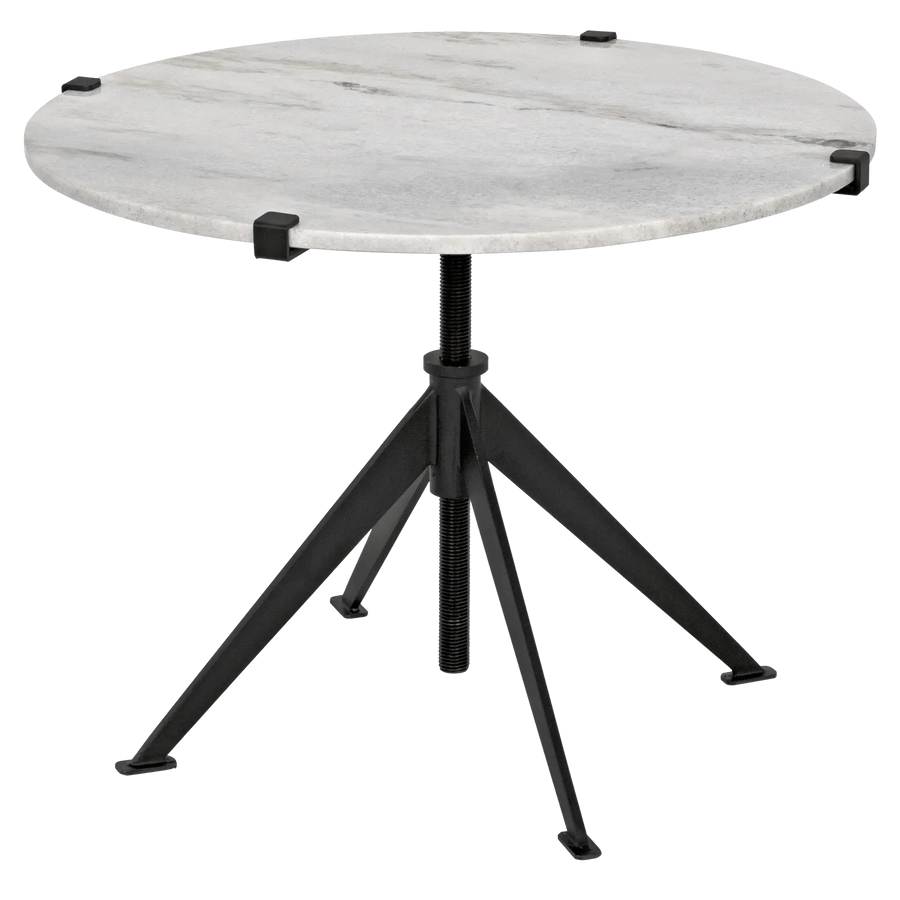 SwayLiving Edith Adjustable Side Table,  - Matte Black ACCENT TABLES