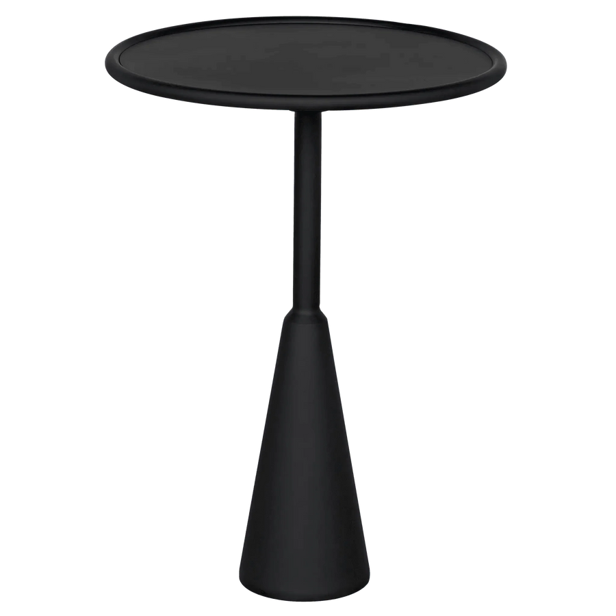 SwayLiving Hiro Side Table, Black Steel ACCENT TABLES